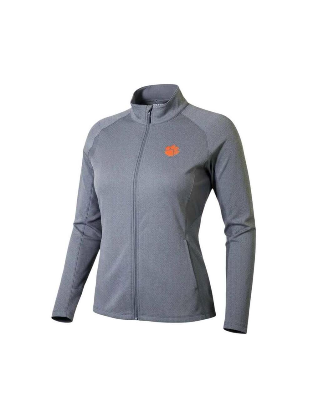 Level Wear Clemson Tigers Gray‎ Full-Zip Jacket XL